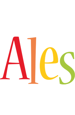 Ales birthday logo