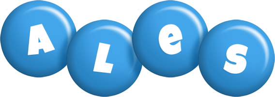 Ales candy-blue logo