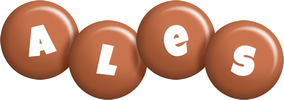 Ales candy-brown logo