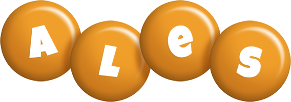 Ales candy-orange logo