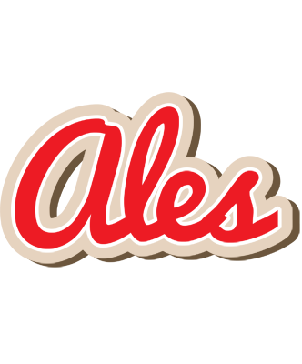 Ales chocolate logo