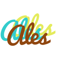 Ales cupcake logo