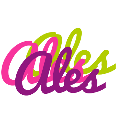 Ales flowers logo