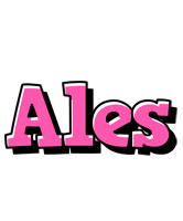 Ales girlish logo