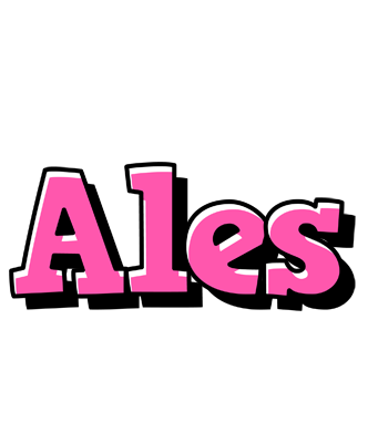 Ales girlish logo