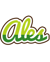 Ales golfing logo