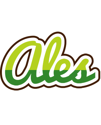 Ales golfing logo