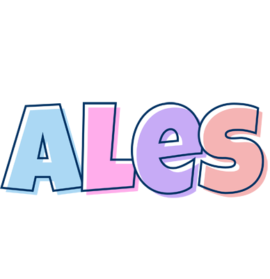 Ales pastel logo