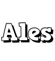 Ales snowing logo