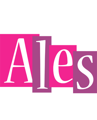 Ales whine logo
