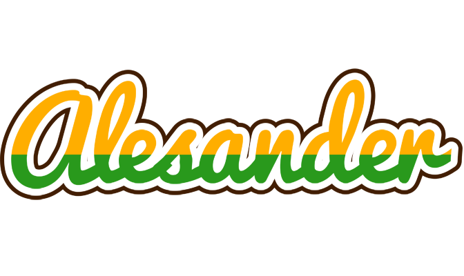 Alesander banana logo