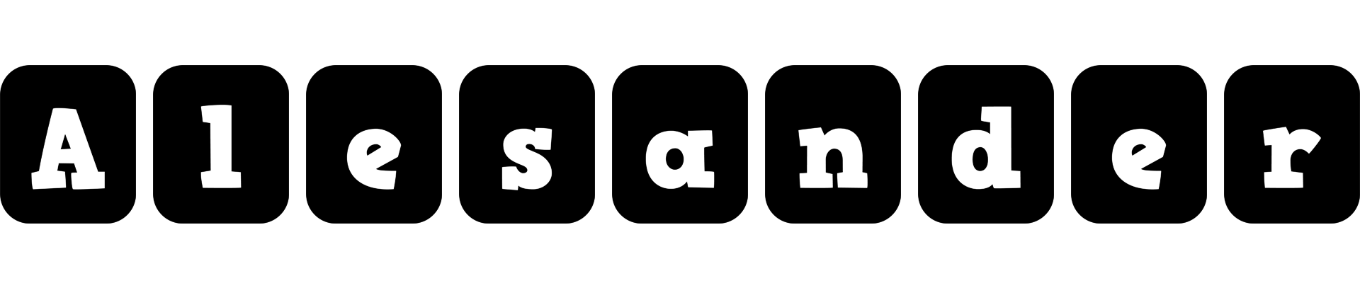 Alesander box logo