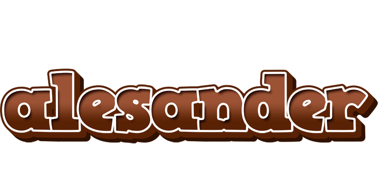 Alesander brownie logo