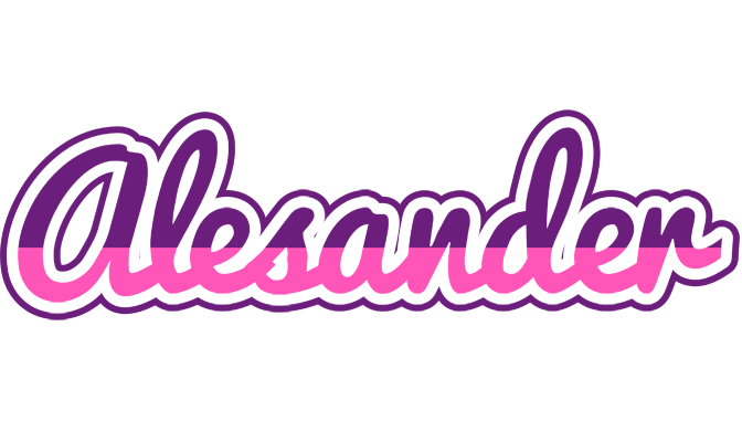 Alesander cheerful logo