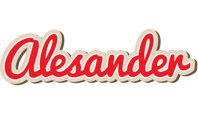 Alesander chocolate logo