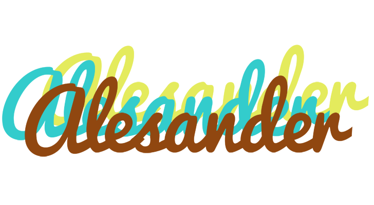 Alesander cupcake logo