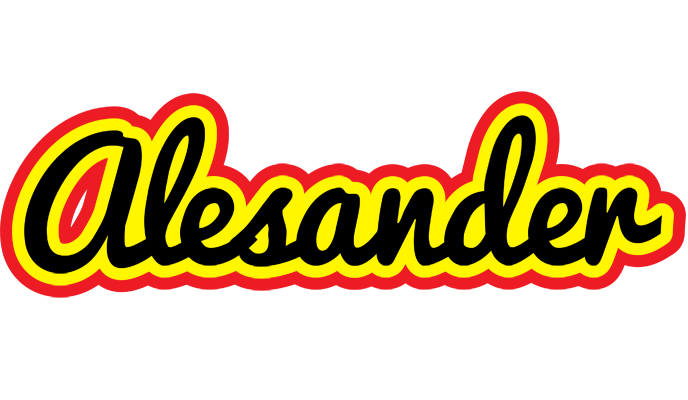 Alesander flaming logo