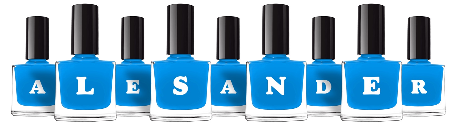 Alesander glossy logo