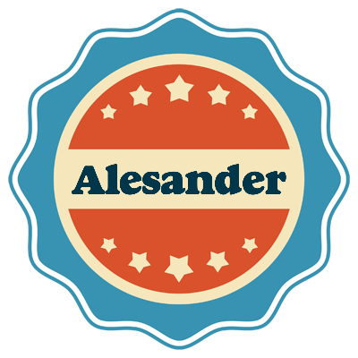 Alesander labels logo