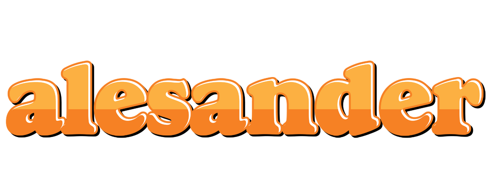 Alesander orange logo