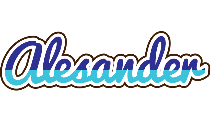 Alesander raining logo