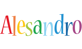 Alesandro birthday logo