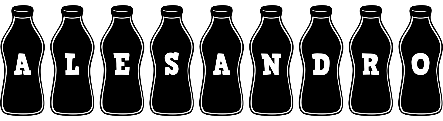 Alesandro bottle logo