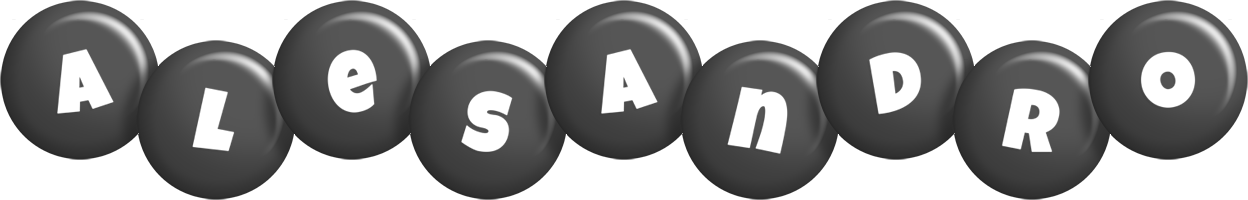 Alesandro candy-black logo