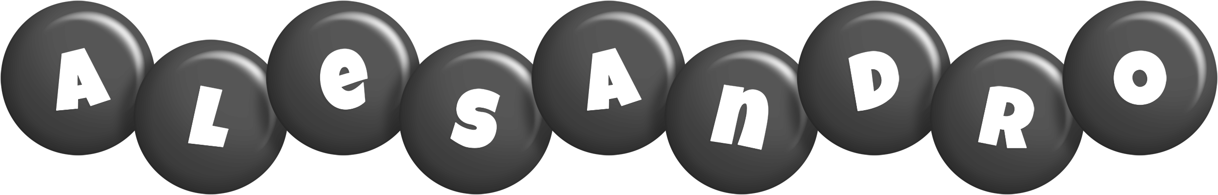 Alesandro candy-black logo