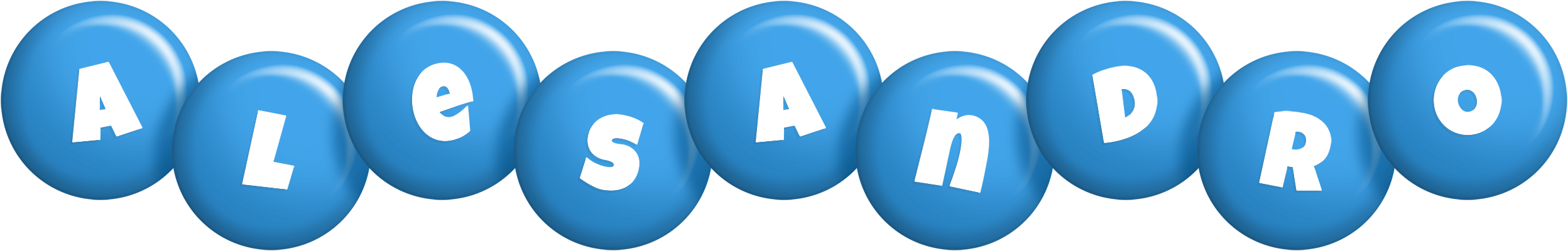Alesandro candy-blue logo