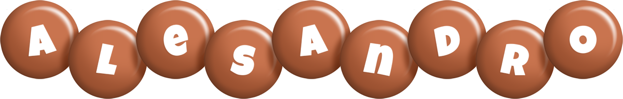 Alesandro candy-brown logo