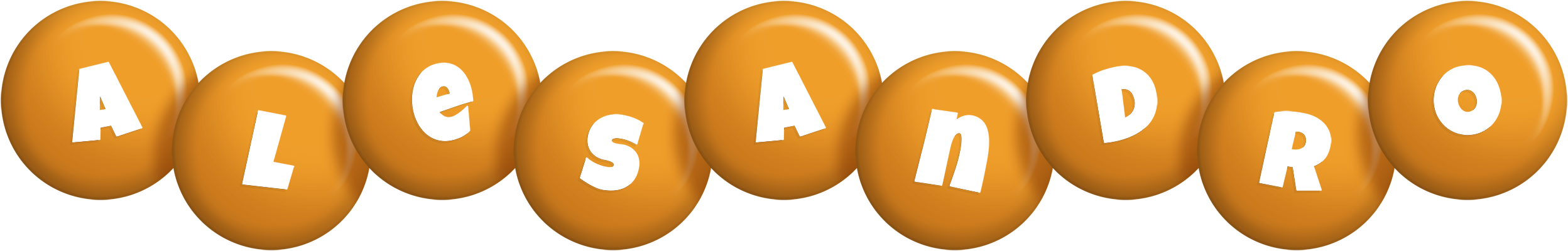 Alesandro candy-orange logo