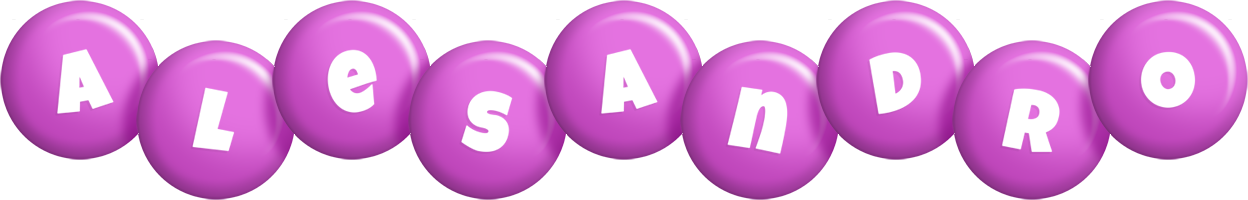 Alesandro candy-purple logo