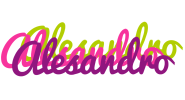 Alesandro flowers logo