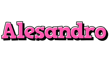 Alesandro girlish logo