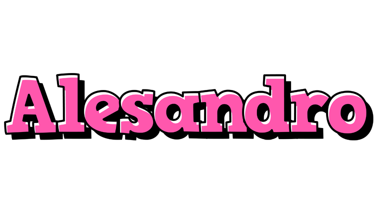 Alesandro girlish logo