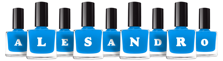 Alesandro glossy logo