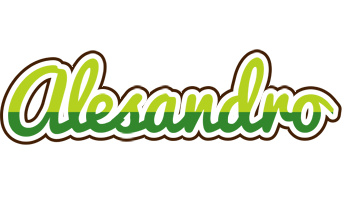 Alesandro golfing logo