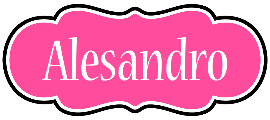 Alesandro invitation logo