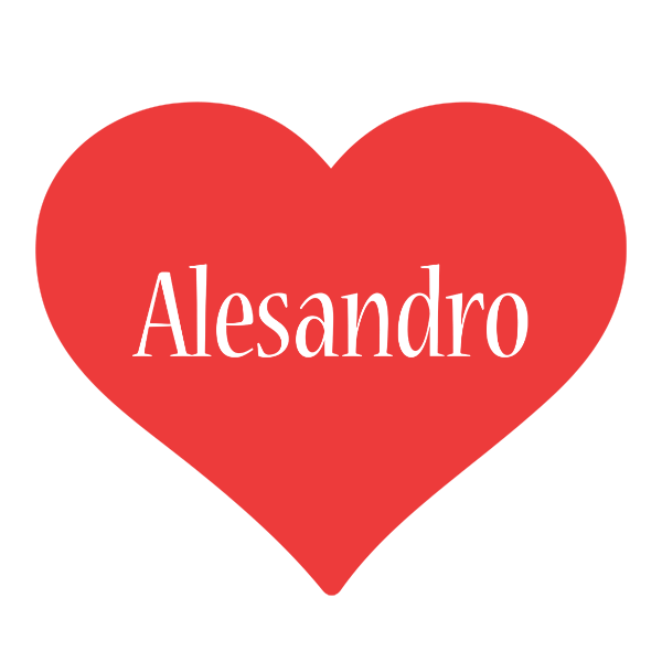 Alesandro love logo