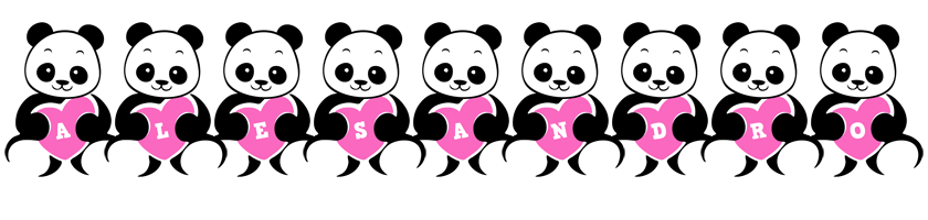 Alesandro love-panda logo
