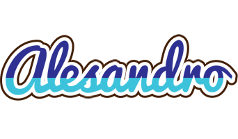 Alesandro raining logo