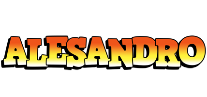 Alesandro sunset logo