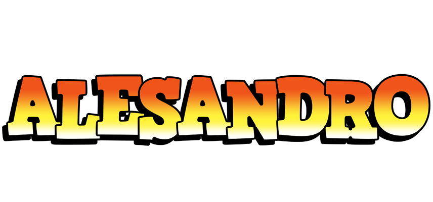 Alesandro sunset logo