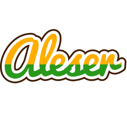 Aleser banana logo