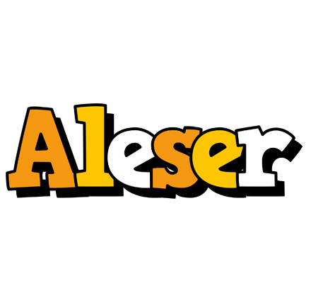 Aleser cartoon logo