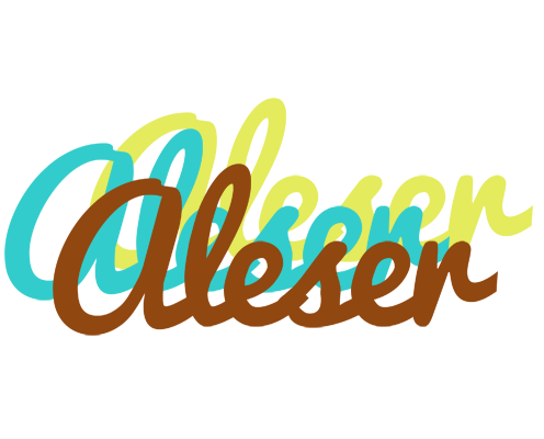 Aleser cupcake logo