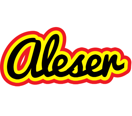 Aleser flaming logo