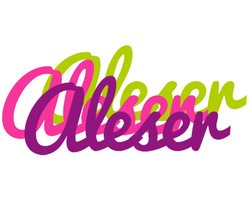 Aleser flowers logo