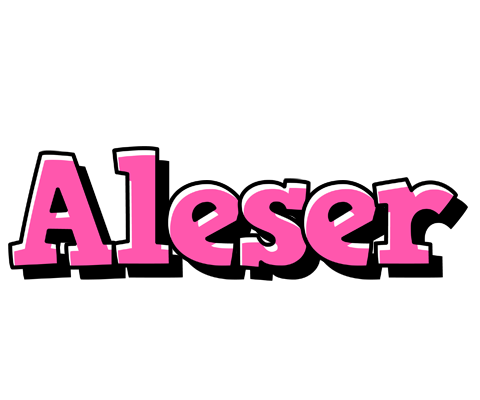Aleser girlish logo
